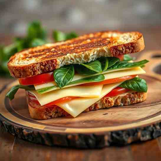 Healthy Cheese Sandwich - High-Protein & Fiber Recipe
